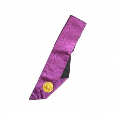 20 Years Memphis Misraim French Regulation Collar Purple Moire