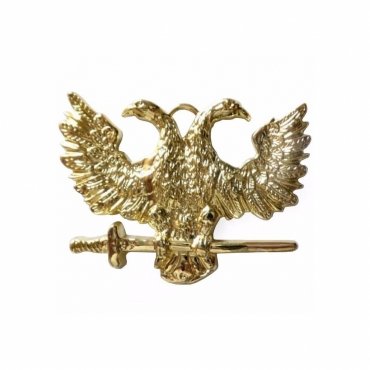 Scottish Rite Collar Jewel - Gold Metal