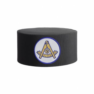 ROYAL ARCH CHAPTER CROWN CAP RED TRIPLE TAU INSIGNIA
