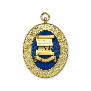 Grand Assistant Registrar Provincial Craft English Regulation Collar Jewel - East Kent Gold & Blue