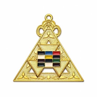 Past High Priest Royal Arch Collar Jewel - Gold Plated