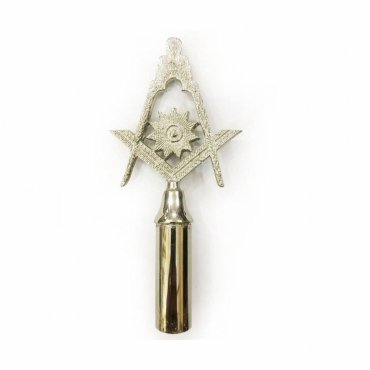 Senior Deacon Blue Lodge Rod Top - Silver or Gold