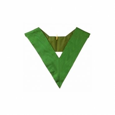 5th Degree Scottish Rite Collar Green Moire
