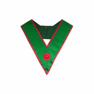 Knights of St. Andrew Scottish Rite English Regulation Collar Green