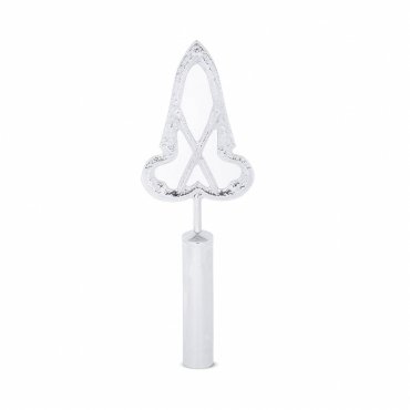 Master of Ceremonies Blue Lodge Rod Top - Silver Plating
