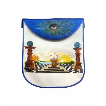 HAND-PAINTED APRON CUSTOM SCOTTISH RITE