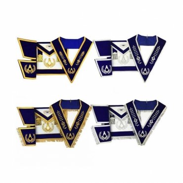 Master Mason Blue Lodge Regalia Set - Hand Embroidery