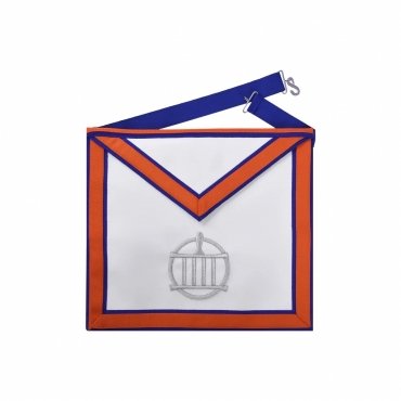 INSTALLED WORTHY MASTER ST. LAWRENCE THE MARTYR AMD APRON BLUE ORANGE BORDERS WITH SILVER GRIDIR