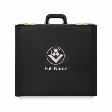 Past Master Craft English Regulation Apron Case - Silver Hand Embroidery Various Sizes & Materials