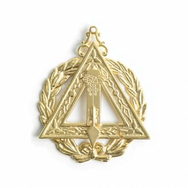 Grand Conductor Of Work Royal & Select Masters Officer Collar Jewel - Gold Plated