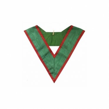 29th Degree Scottish Rite Collar Green Satin