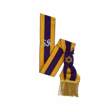 Supreme Ruler Order Of The Secret Monitor AMD English Regulation Sash - Tricolor