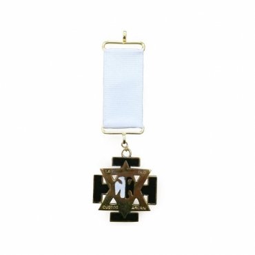Commander In Chief 32nd Degree Scottish Rite Breast Jewel - Wings Down