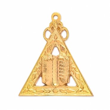 Chaplain Royal Arch Chapter Officer Collar Jewel - Gold Metal