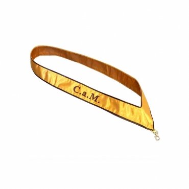 4th Degree Scottish Rite Collar Gold Satin