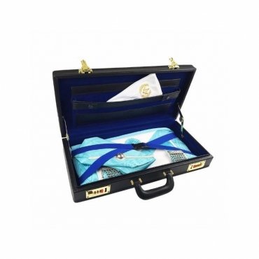 Masonic Apron Case - Black Half Briefcase Different Materials