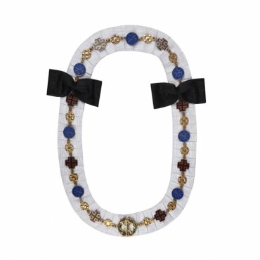 Knight Commander Red Cross of Constantine Chain Collar Gold Plated Jewels
