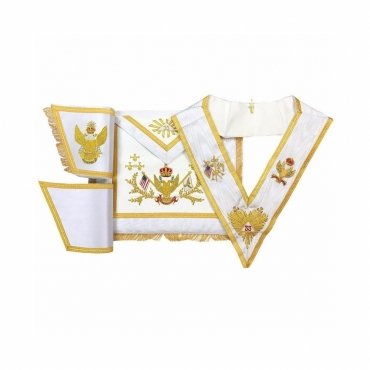 33rd Degree Scottish Rite Regalia Set - WINGS UP All Countries Flags