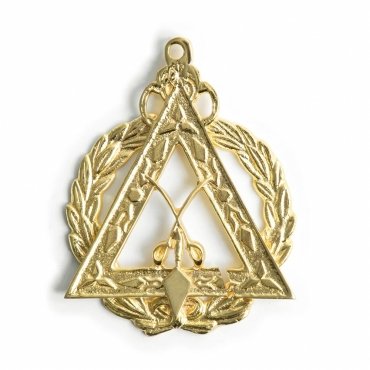 Grand Sentinel Royal & Select Masters Officer Collar Jewel - Gold Plated