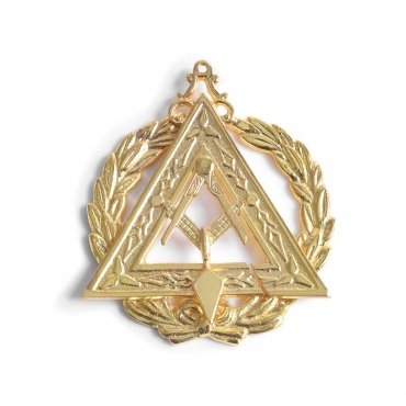 Past Grand Illustrious Master Council Collar Jewel - Gold Plated
