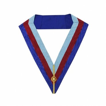 Grand Officers Royal Arch Chapter Collar Three Colour Moire