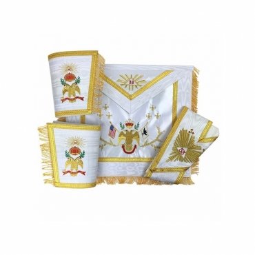 33rd Degree Scottish Rite Regalia Set - Machine Embroidery