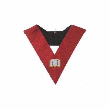 Orator 18th Degree Scottish Rite Collar Red Moire