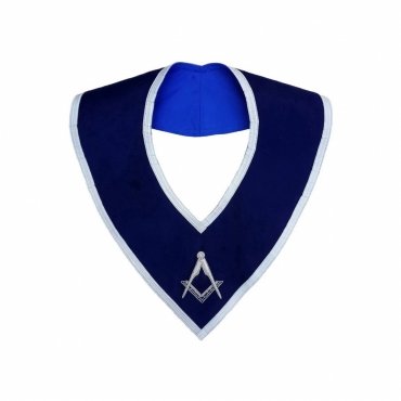 Master Mason Blue Lodge Collar Dark Blue Velvet