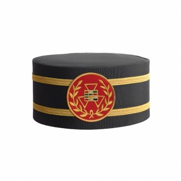 PAST GRAND HIGH PRIEST ROYAL ARCH CHAPTER CROWN CAP WITH DOUBLE BRAID