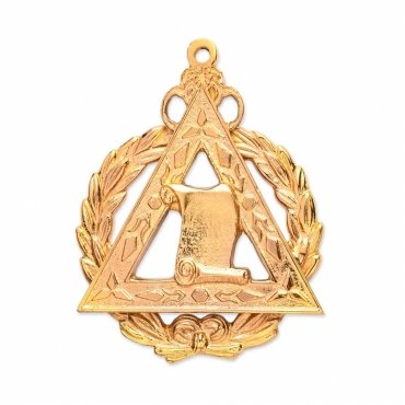 Grand Lecturer Royal Arch Chapter Officer Collar Jewel - Gold Metal