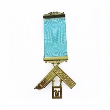 Past Master Craft English Regulation Breast Jewel - Gold Plated