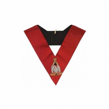 18th Degree Scottish Rite Collar Pink Moire Pélican