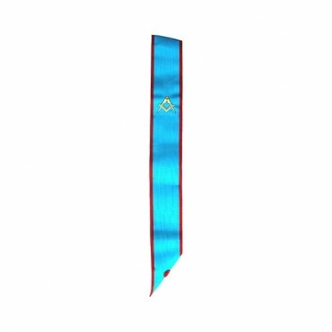 Master Mason Scottish Rite Sash - Turquoise Moire