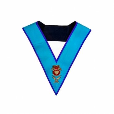 Almoner Memphis Misraim French Regulation Officer Collar Hand Embroidery