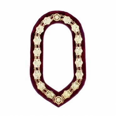 Daughters of Sphinx Chain Collar Sphinx Head Gold Plated