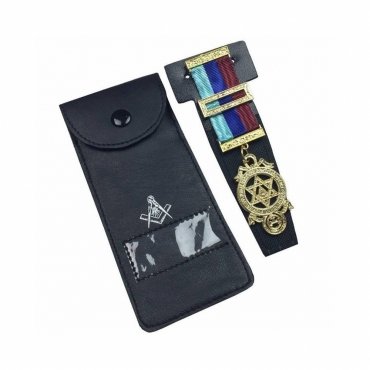 Masonic Jewels Case - Black Imitation Leather