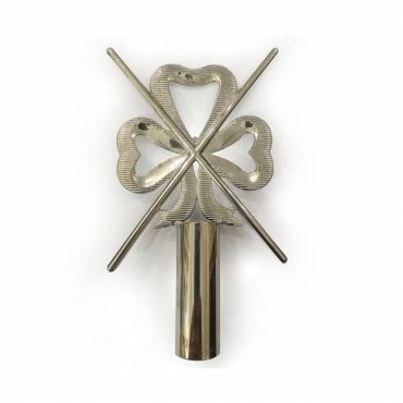 Master of Ceremonies Blue Lodge Rod Top - Silver or Gold