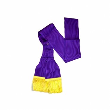 Companion Red Cross Of Constantine Sash - Purple with Gold Fringe