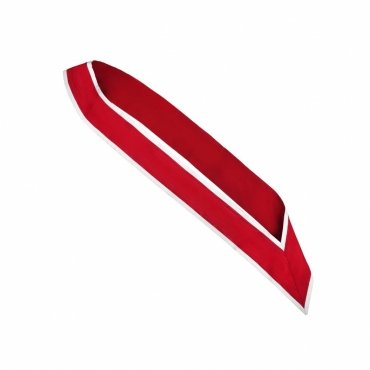 Grand Tiler of Solomon AMD Sash - Red Ribbon with Gray Borders