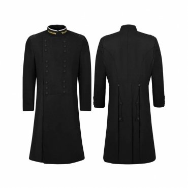 Commander & Grand Commander Knights Templar Commandery Frock Coat - Tall & Customizable