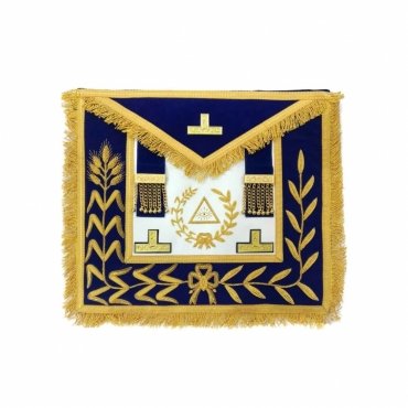 GRAND MASTER CRAFT ENGLISH REGULATION APRON - ROYAL BLUE