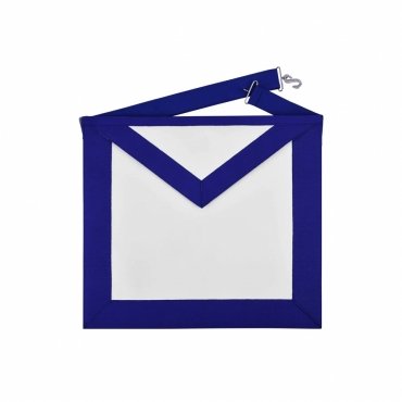 GRAND ARCHITECT ALLIED MASONIC DEGREES APRON - BLUE RIBBON