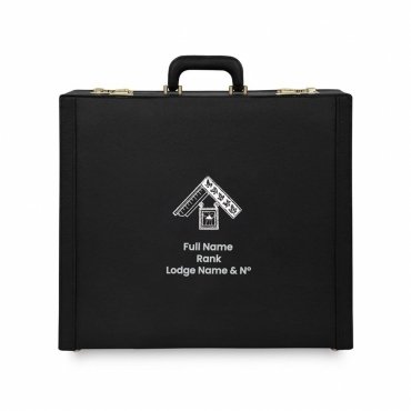 Past Master Craft English Regulation Apron Case - Silver Hand Embroidery Personalization Various Siz