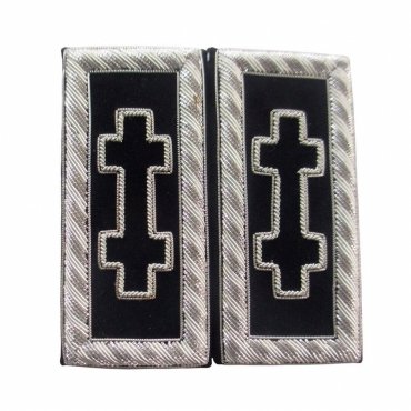 Grand Encampment Knights Templar Commandery Frock Coat Shoulder Board - Bullion Embroidery