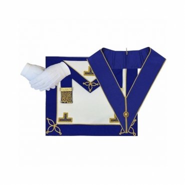 Provincial Officers Craft English Regulation Regalia Set - Apron Collar Gloves