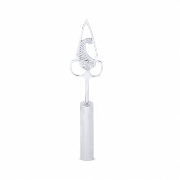 Senior Steward Blue Lodge Rod Top - Sliver Plated