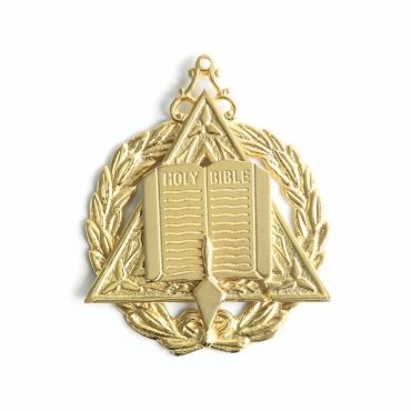 Grand Chaplain Royal & Select Masters Officer Collar Jewel - Gold Plated