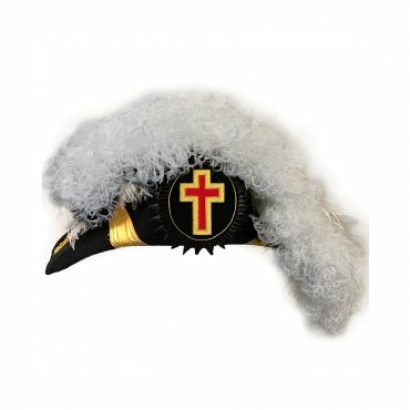 Eminent Commander Knights Templar Commandery Chapeau All White Plumes