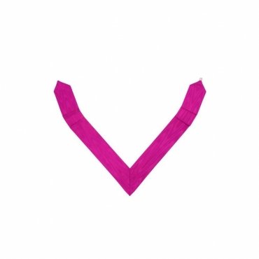18th Degree Scottish Rite Collarette Pink Moire Ribbon