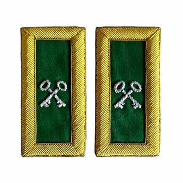 Treasurer Knights Templar Commandery Frock Coat Shoulder Board - Bullion Embroidery